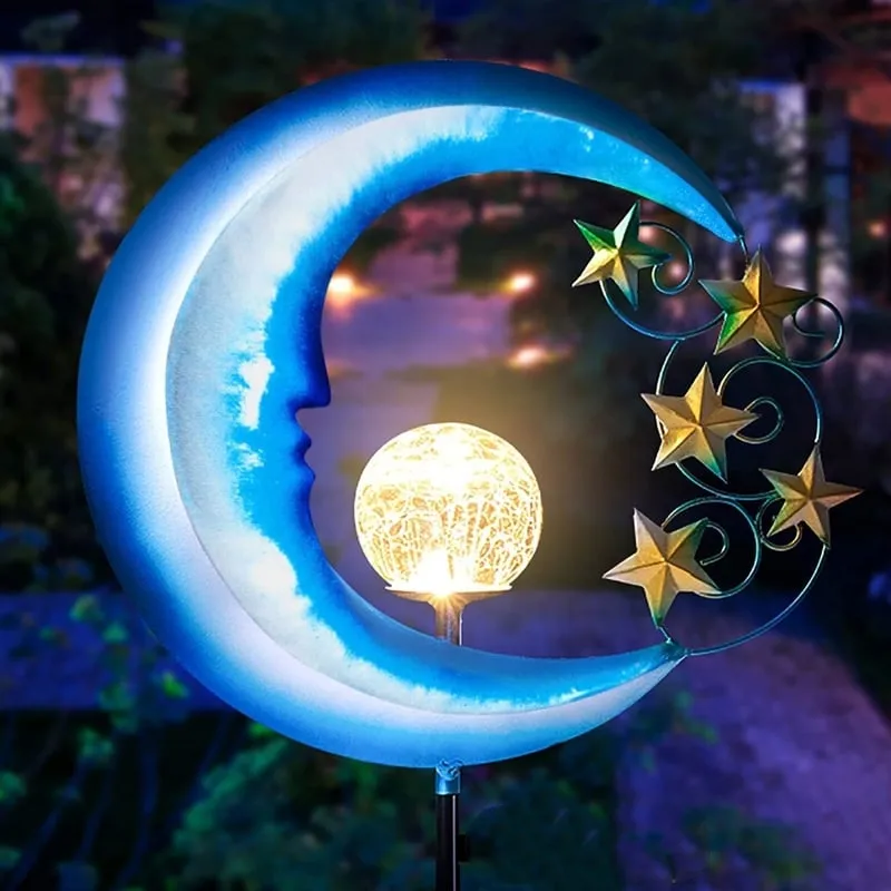 Decorative Moon Lamp creating warm ambient glow